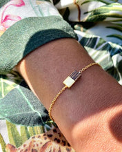 Charger l'image dans la galerie, bracelet benya bois de bocote plaqué or