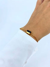 Charger l'image dans la galerie, bracelet EA bois d'ébène et plaqué or 23 carats