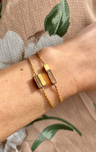 Charger l'image dans la galerie, bracelets balas et baya bois de bocote plaqué or 23 carats