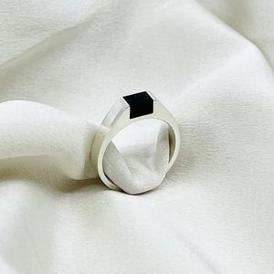 Bague Nala : Argent 925 et Bois d’Ébène